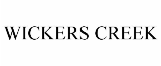 wickers creek