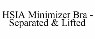 hsia minimizer bra - separated & lifted
