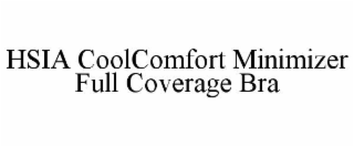 hsia coolcomfort minimizer full coverage bra