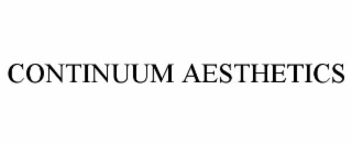 continuum aesthetics