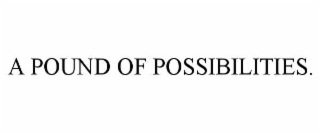 a pound of possibilities.