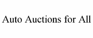 auto auctions for all