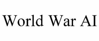world war ai