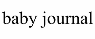 baby journal
