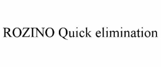 rozino quick elimination