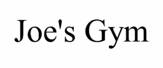 joe's gym