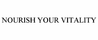 nourish your vitality