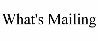 what's mailing
