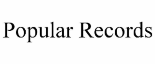 popular records