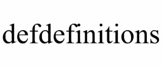 defdefinitions