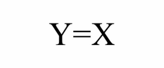 y=x