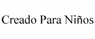 creado para niÑos