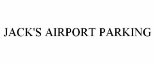 jack's airport parking