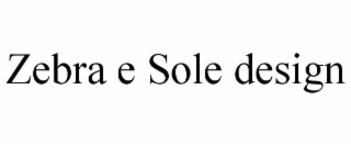 zebra e sole design