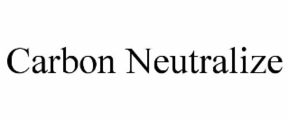 carbon neutralize