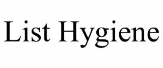 list hygiene