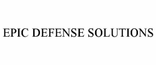 epic defense solutions