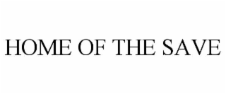 home of the save