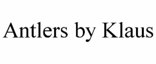 antlers by klaus