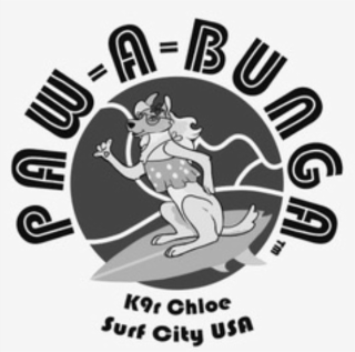 paw-a-bungatm k9r chloe surf city usa