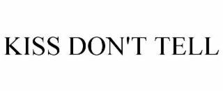 kiss don't tell