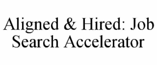aligned & hired: job search accelerator