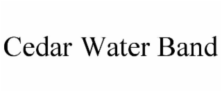 cedar water band