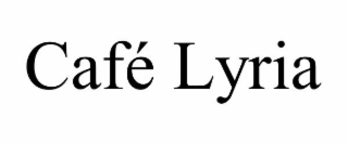 cafÉ lyria