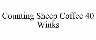 counting sheep coffee 40 winks