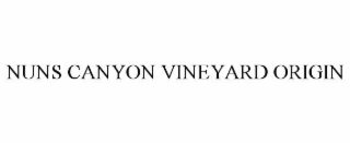 nuns canyon vineyard origin