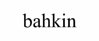 bahkin