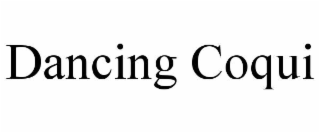dancing coqui