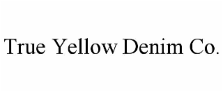 true yellow denim co.