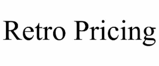 retro pricing