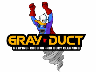 gray duct heating cooling air duct cleaning