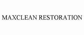maxclean restoration