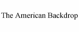 the american backdrop