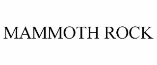 mammoth rock