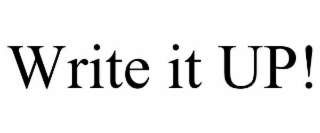 write it up!