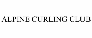 alpine curling club