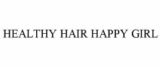 healthy hair happy girl