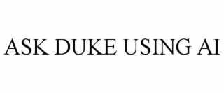 ask duke using ai