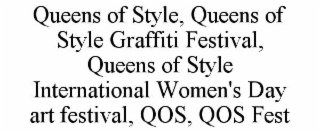 queens of style, queens of style graffiti festival, queens of style international women's day art festival, qos, qos fest
