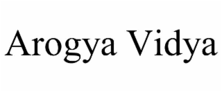 arogya vidya