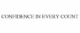 confidence in every count