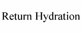 return hydration