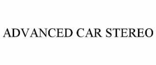 advanced car stereo