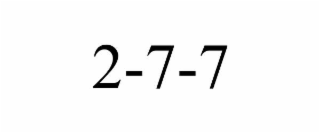 2-7-7