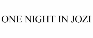 one night in jozi
