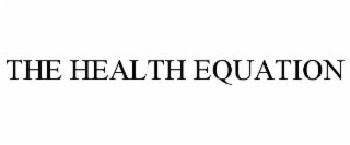 the health equation